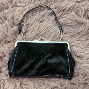 Black Velvet Mini Bag